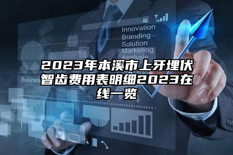 2023年本溪市上牙埋伏智齒費用表明細2023在線一覽